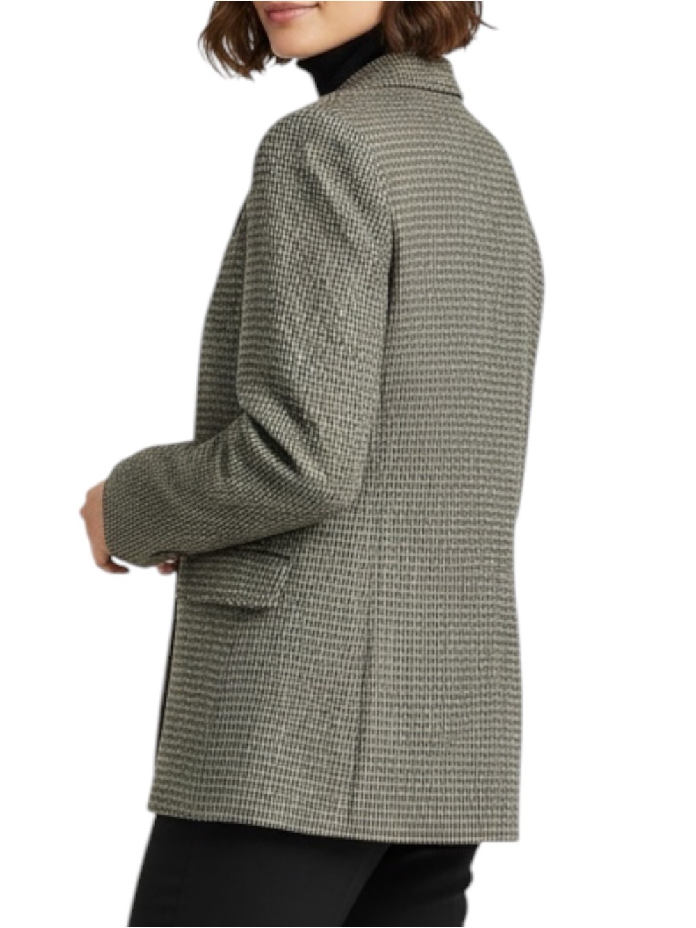 J. TIKTINER Made in France 3 Button Blazer in Tan/Brown Size 6 TALL — VINTAGE!!! - Picture 2 of 14